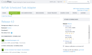 BizTalk Scheduled Task Adapter: New Release for BizTalk 2010