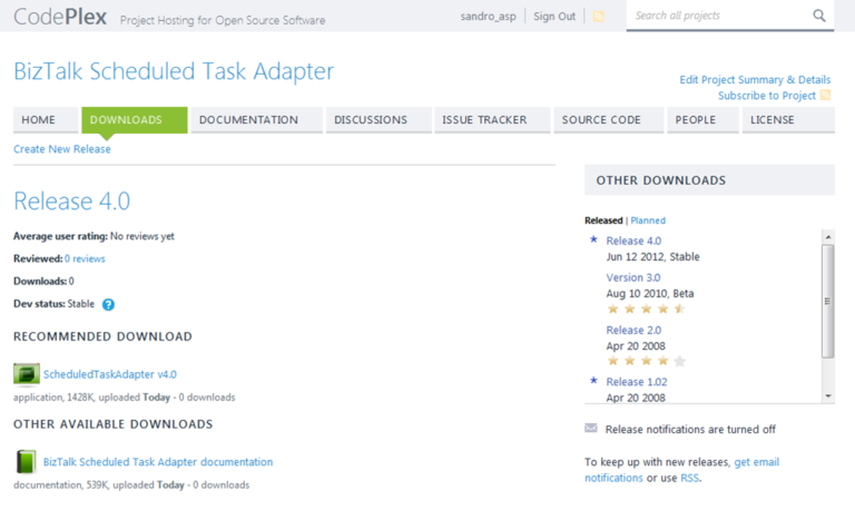 BizTalk Scheduled Task Adapter: New Release for BizTalk 2010