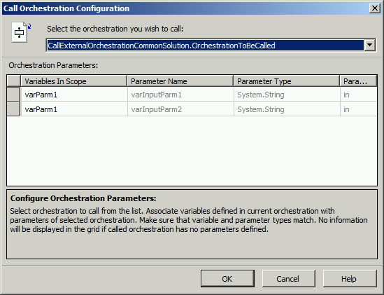 call orchestration configuration