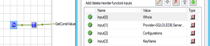Database Lookup Functoid sample configuration