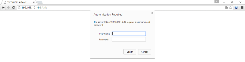 google chrome authentication required