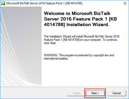 BizTalk Server 2016 Feature Pack 1 Welcome
