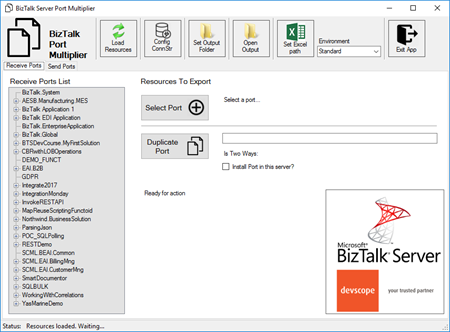 Devscope BizTalk Port Multiplier tool