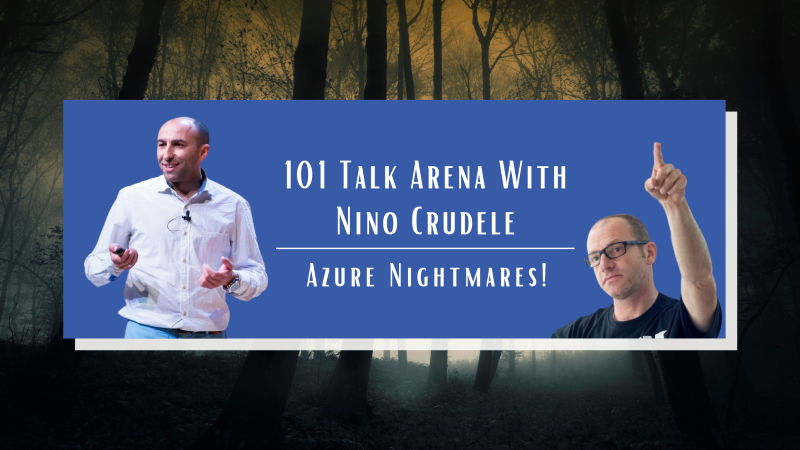101 Talk Arena with Nino Crudele: Azure Nightmares video available