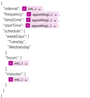 appsettings in logic app