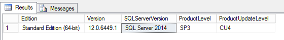 SQL Server version
