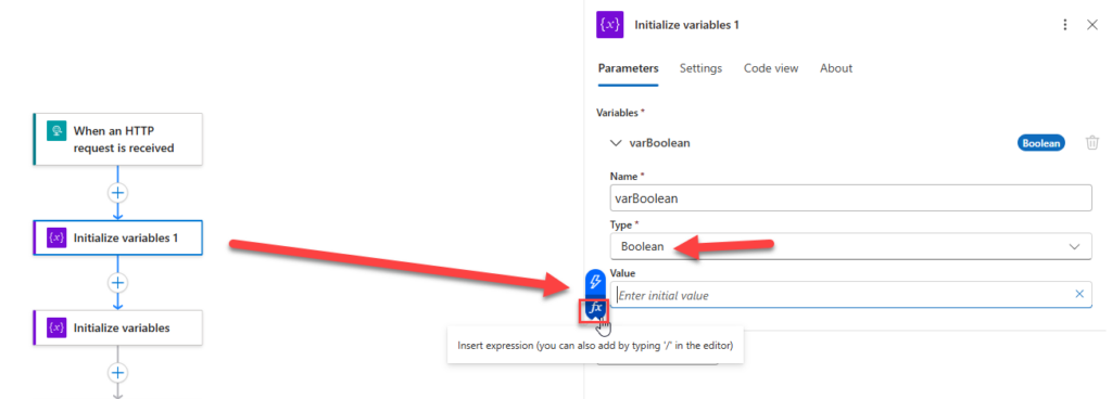 Initialize a Boolean Variable with expressions
