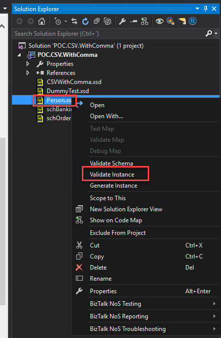 Validate Instance