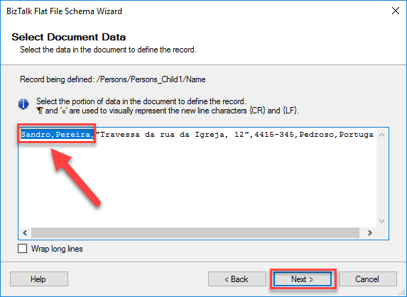 Select Document Data