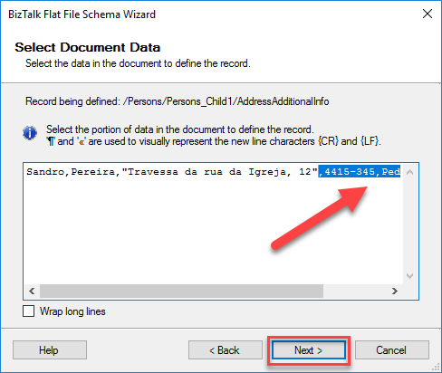 Select Document Data