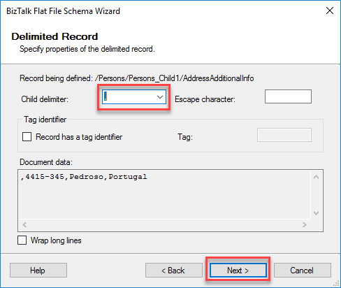 Delimited Record