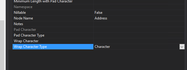 Wrap Character Type