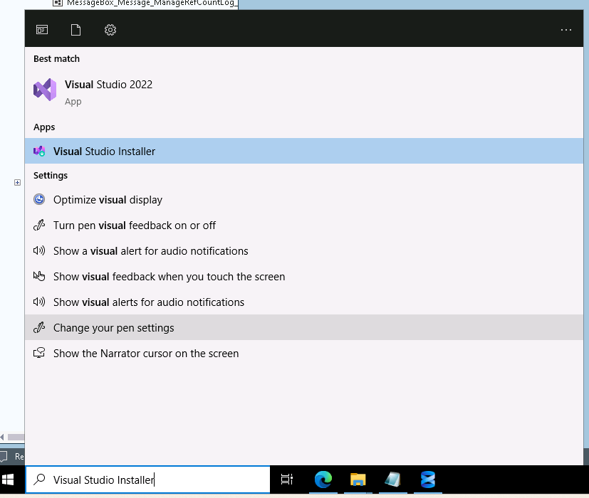 Visual Studio Installer