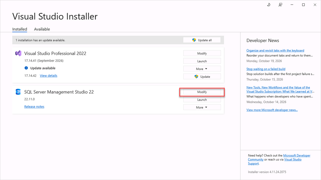 Modify your SQL Server Management Studio 